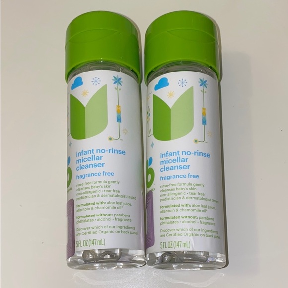 Babyganics Infant No-rinse Micellar Cleanser Fragrance Free Set - Picture 1 of 1